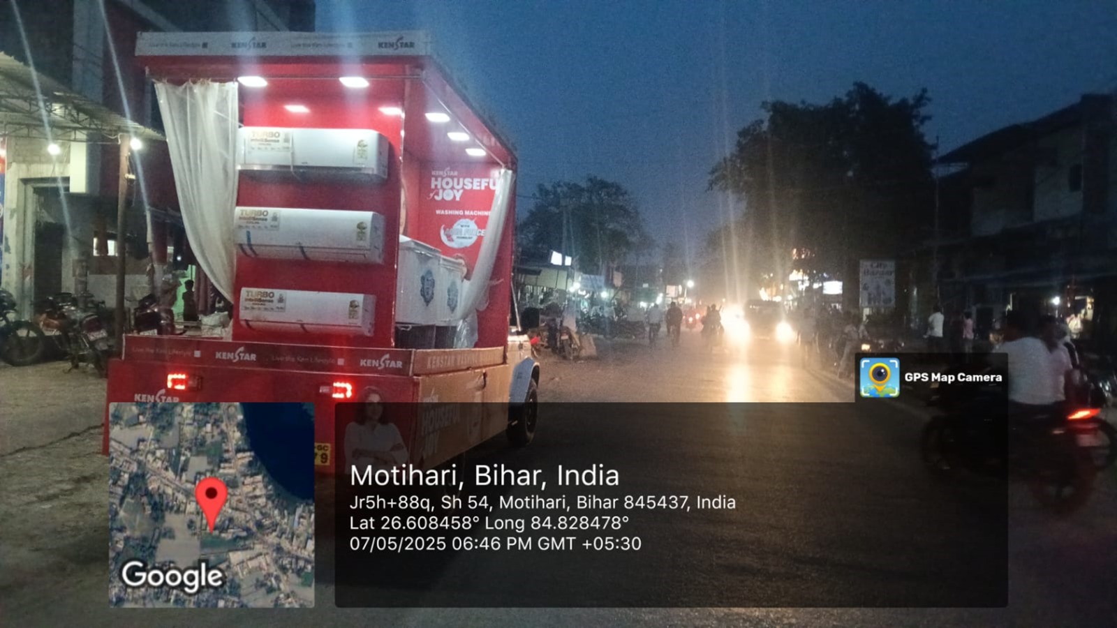 Kenstar display van, Motihari